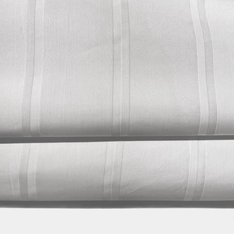 Ткань из чистого хлопка 300TC с неровными полосками для гостиничного постельного белья и простыней.